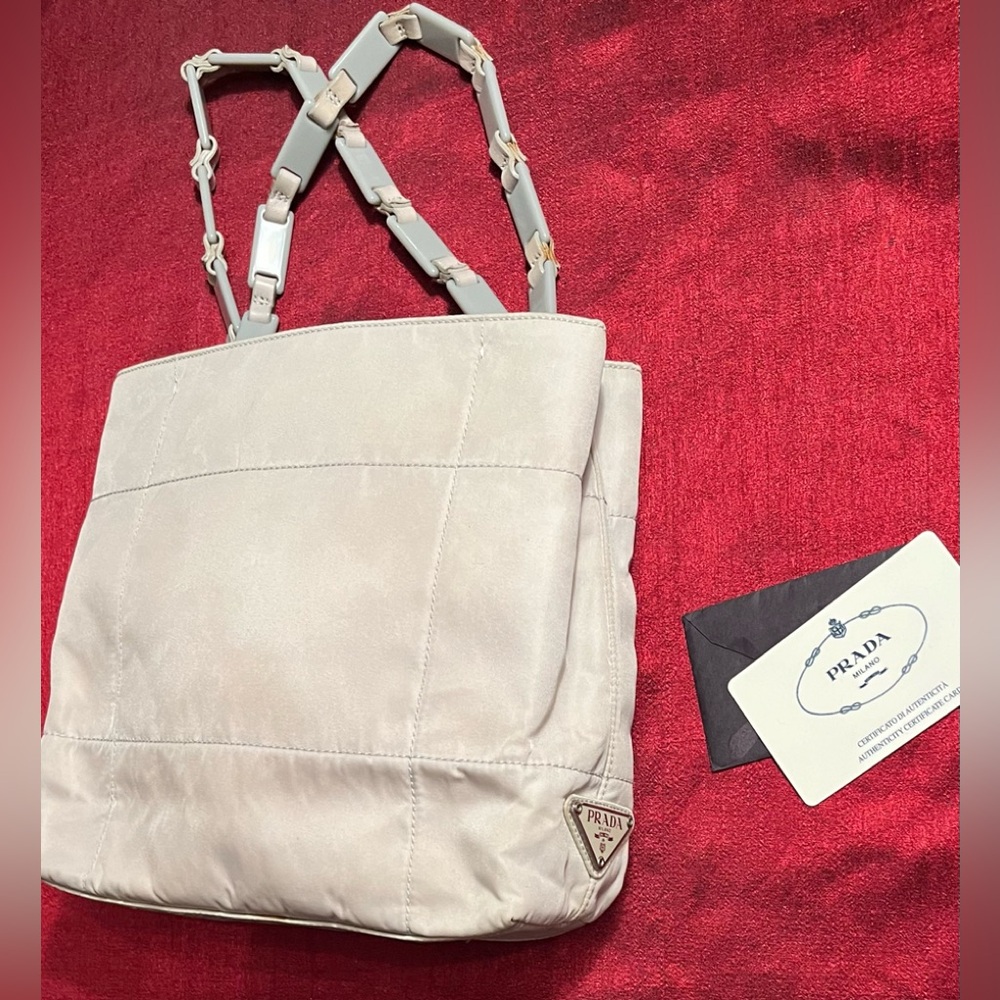 Prada Quilted Tessuto Nylon Shoulder Bag